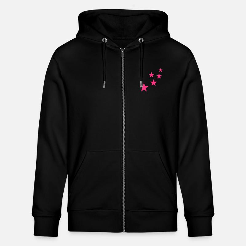 stars - Stanley/Stella Unisex Bio-Kapuzenjacke CULTIVATOR - Schwarz