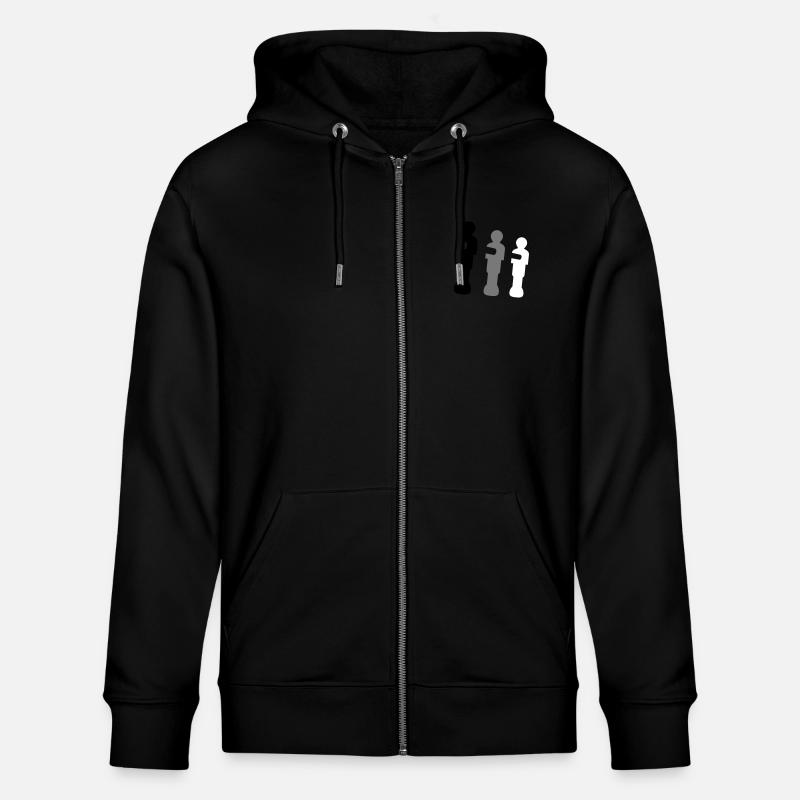 kicker - Stanley/Stella Unisex Bio-Kapuzenjacke CULTIVATOR  - Schwarz