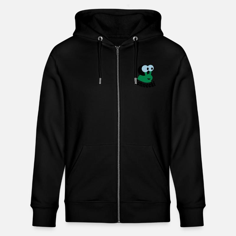 Schnecki - Stanley/Stella Unisex Bio-Kapuzenjacke CULTIVATOR  - Schwarz