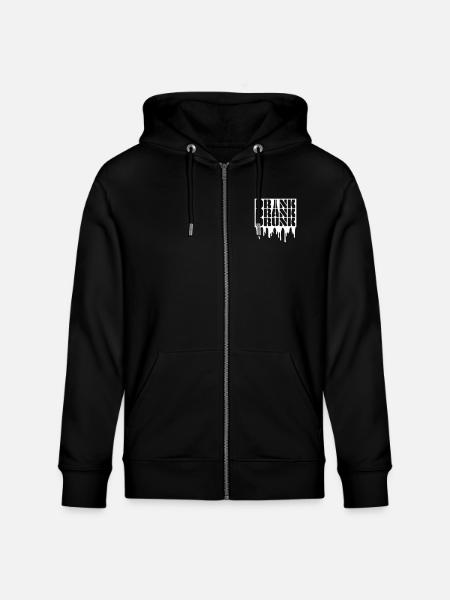 drink drank drunk quote - Stanley/Stella CULTIVATOR  Unisex Organic Hooded Jacket - black