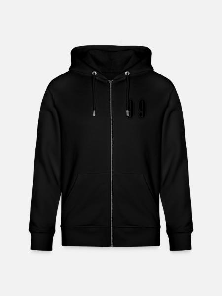 99 Number Symbol - Stanley/Stella CULTIVATOR Unisex Organic Hooded Jacket - black