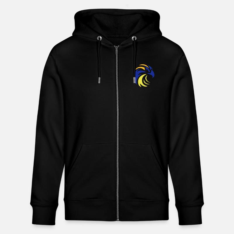Tête d'aigle aigle - Veste à capuche bio CULTIVATOR Stanley/Stella Unisexe - noir