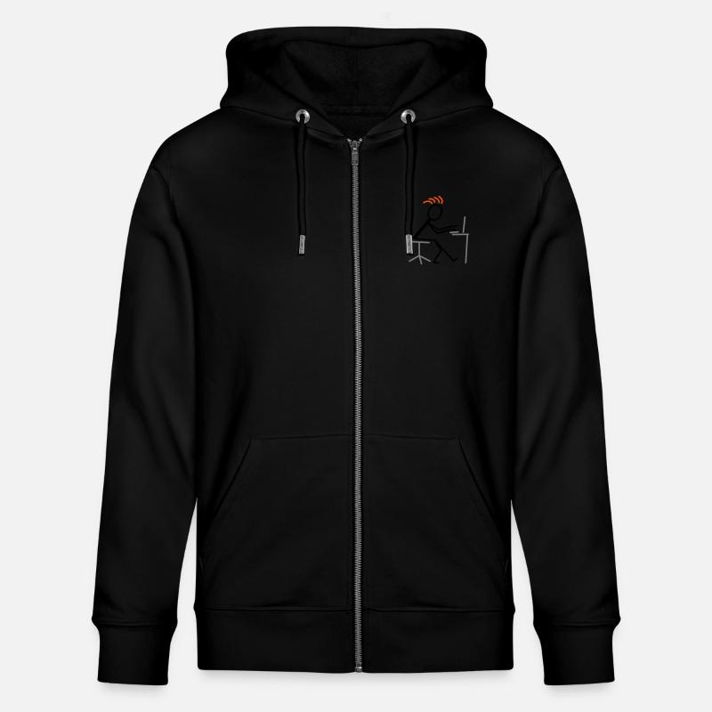 Computerwork - Stanley/Stella CULTIVATOR  Unisex Organic Hooded Jacket - black