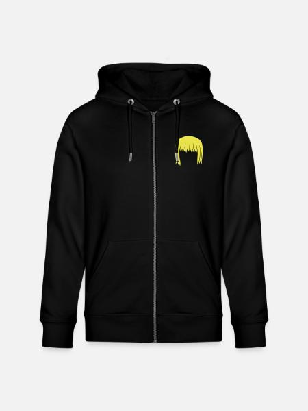Head Blonde Bob Hairstyle Bob - Stanley/Stella CULTIVATOR Unisex Organic Hooded Jacket - black