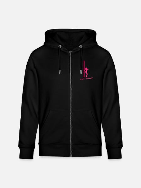 Pole Dance - Stanley/Stella CULTIVATOR Unisex Organic Hooded Jacket - black