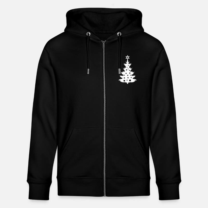 Arbre de Noël - Veste à capuche bio CULTIVATOR Stanley/Stella Unisexe - noir