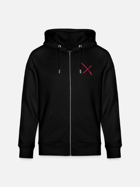x_1c - Stanley/Stella Unisex Bio-Kapuzenjacke CULTIVATOR  - Schwarz