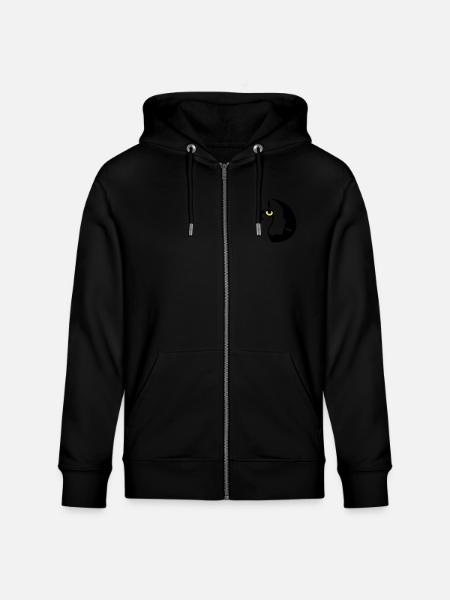 Chamane (œil droit) - Veste à capuche bio CULTIVATOR Stanley/Stella Unisexe - noir