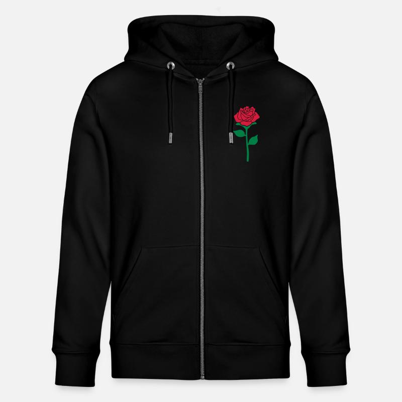Rose - Veste à capuche bio CULTIVATOR Stanley/Stella Unisexe - noir