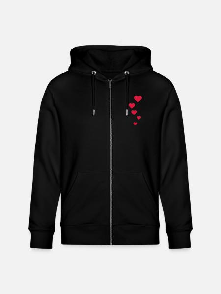 herzen - Stanley/Stella CULTIVATOR  Unisex Organic Hooded Jacket - black