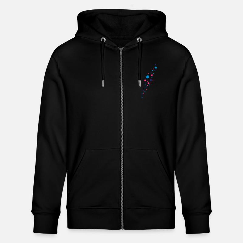 sterne_design_3 - Veste à capuche bio CULTIVATOR Stanley/Stella Unisexe - noir