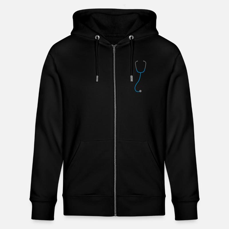 stéthoscope - Veste à capuche bio CULTIVATOR Stanley/Stella Unisexe - noir