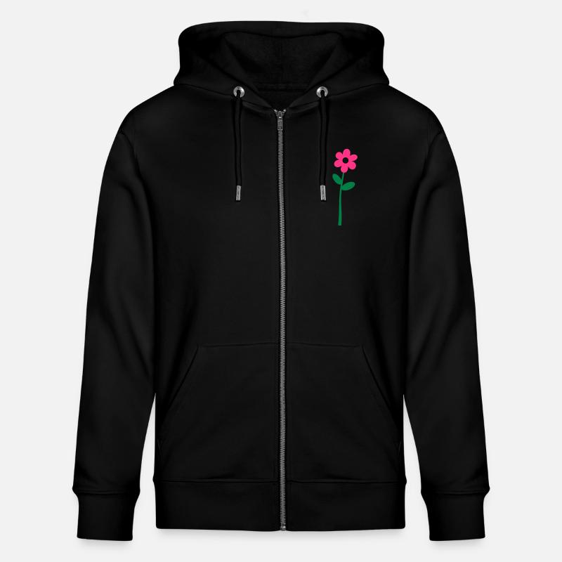 Flower - Veste à capuche bio CULTIVATOR Stanley/Stella Unisexe - noir