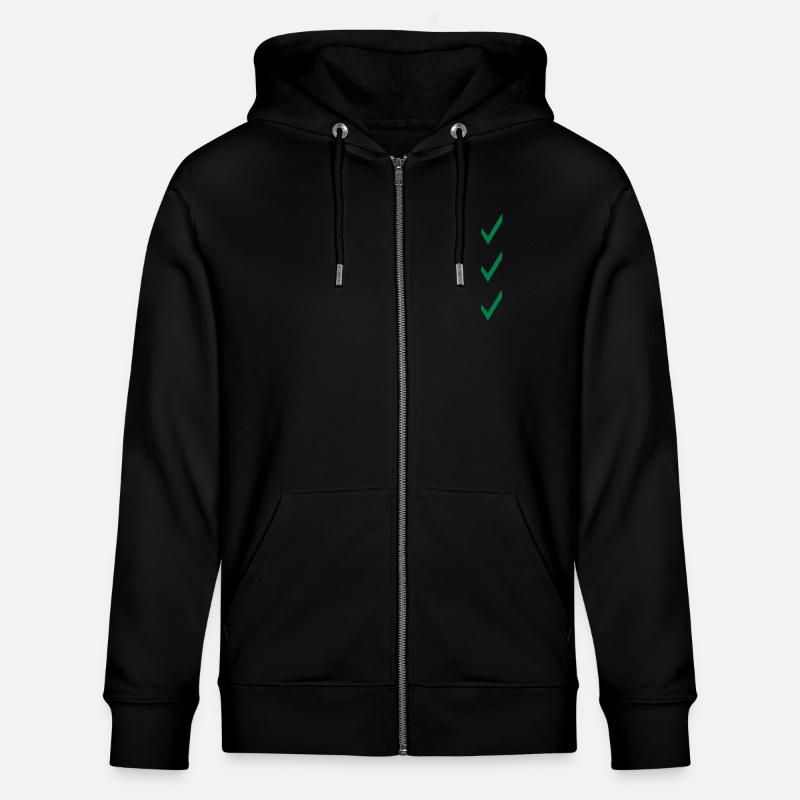 check-list - Veste à capuche bio CULTIVATOR Stanley/Stella Unisexe - noir