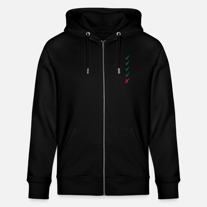 check-list - Veste à capuche bio CULTIVATOR Stanley/Stella Unisexe - noir