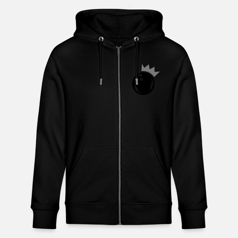 Bowling - Stanley/Stella Unisex Bio-Kapuzenjacke CULTIVATOR  - Schwarz