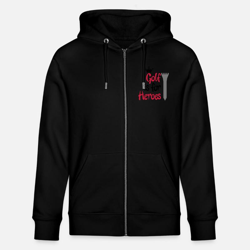 golf - Stanley/Stella Unisex Bio-Kapuzenjacke CULTIVATOR  - Schwarz