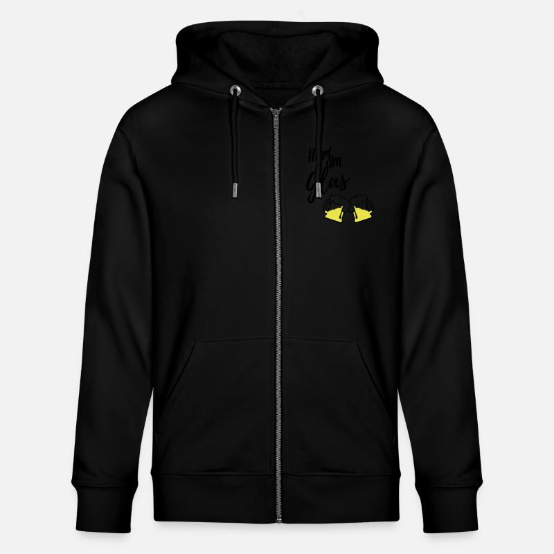 Hart am Glas - Stanley/Stella Unisex Bio-Kapuzenjacke CULTIVATOR  - Schwarz
