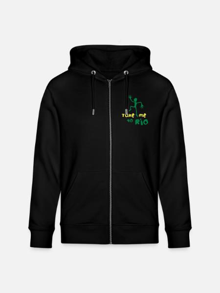 dance_rio - Stanley/Stella CULTIVATOR Unisex Organic Hooded Jacket - black