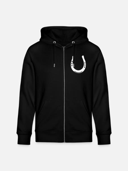 horseshoe - Stanley/Stella CULTIVATOR Unisex Organic Hooded Jacket - black