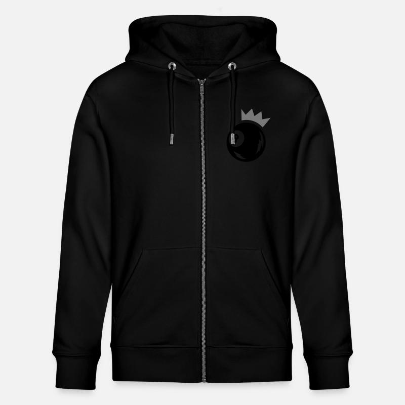 Billiards - Stanley/Stella Unisex Bio-Kapuzenjacke CULTIVATOR  - Schwarz