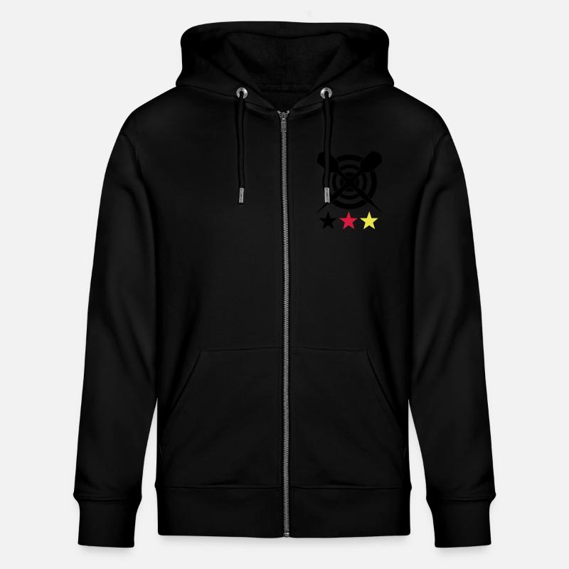 Fléchettes Allemagne - Veste à capuche bio CULTIVATOR Stanley/Stella Unisexe - noir