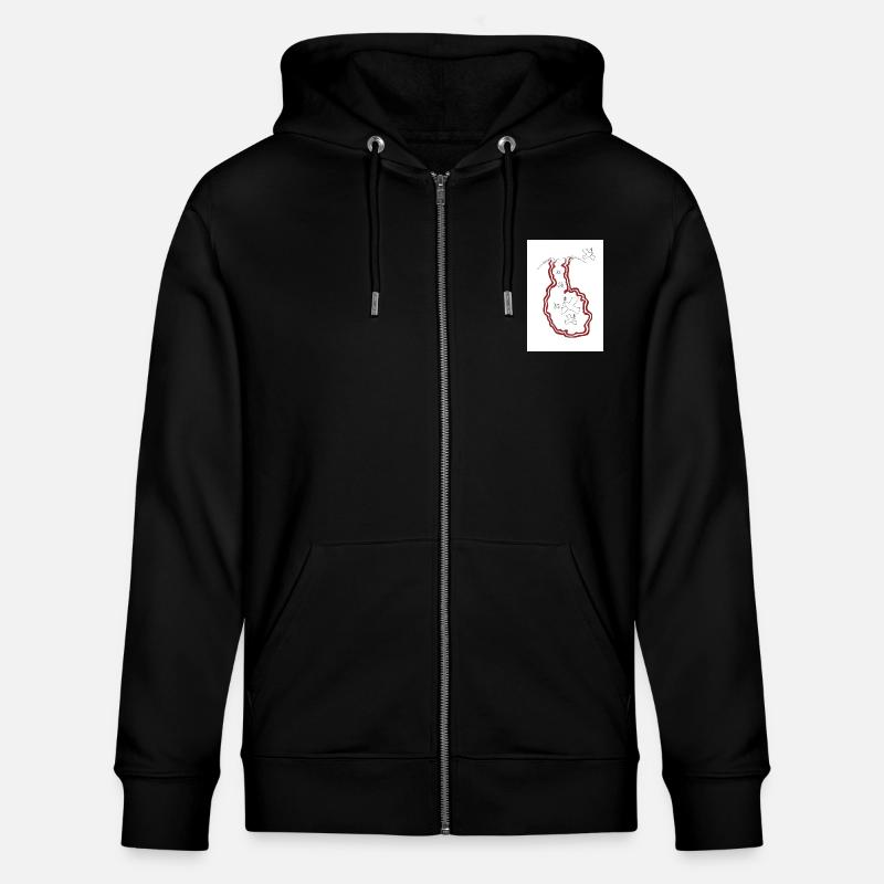 PEACE SEED AUSTRIA by Gudrun KARGL - Stanley/Stella Unisex Bio-Kapuzenjacke CULTIVATOR - Schwarz