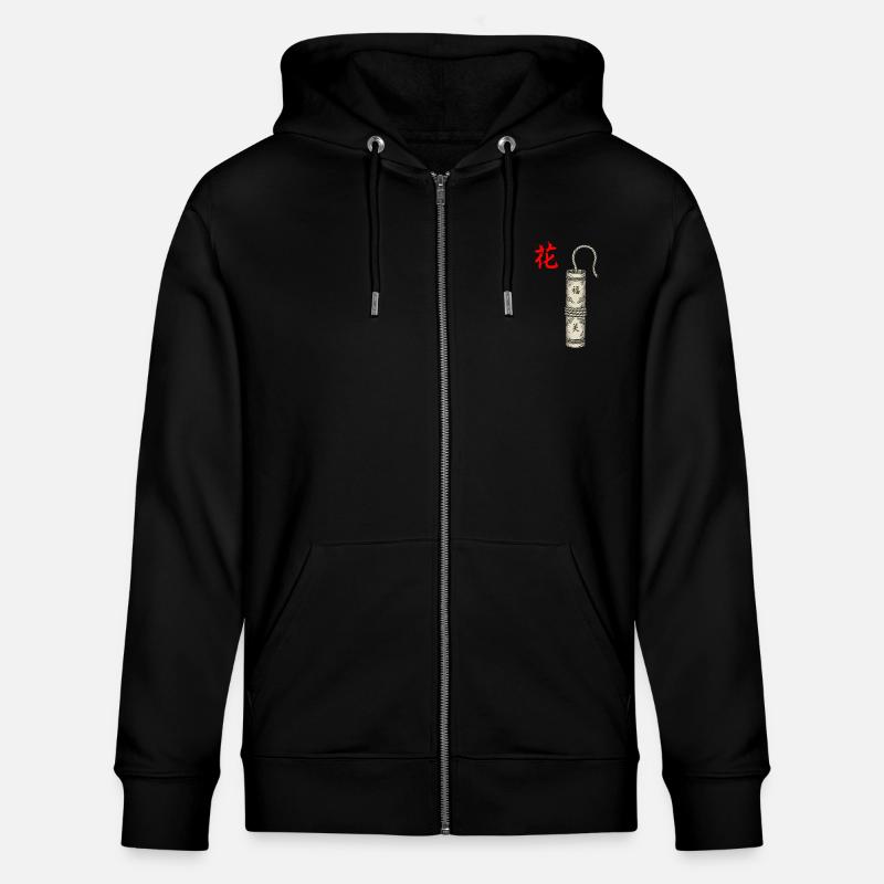 Firecracker Chinesisch - Stanley/Stella Unisex Bio-Kapuzenjacke CULTIVATOR  - Schwarz