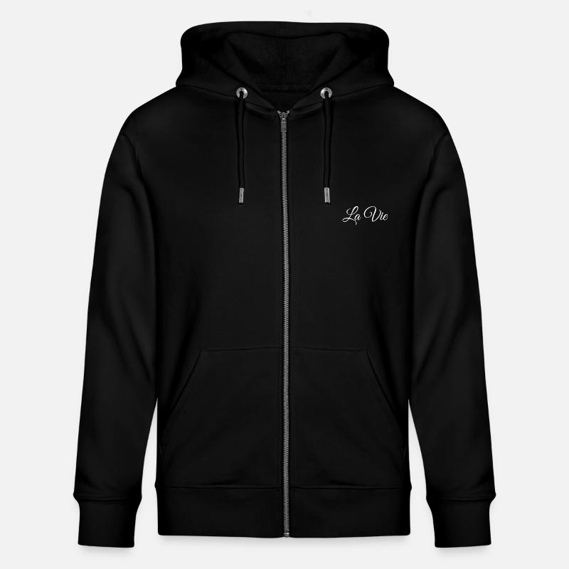 Collection "La Vie" – L’instant présent - Veste à capuche bio CULTIVATOR Stanley/Stella Unisexe - noir