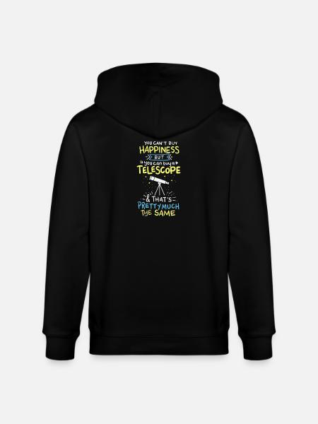 astronomy - Stanley/Stella CULTIVATOR  Unisex Organic Hooded Jacket - black
