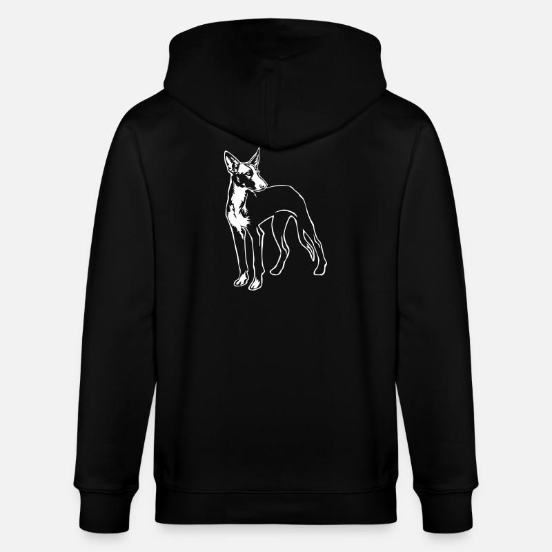 Podenco "Black Edition" - Veste à capuche bio CULTIVATOR Stanley/Stella Unisexe - noir