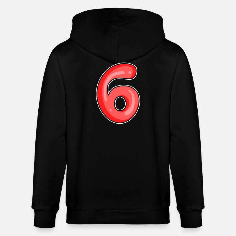 Numéro 6 Numéro - Veste à capuche bio CULTIVATOR Stanley/Stella Unisexe - noir
