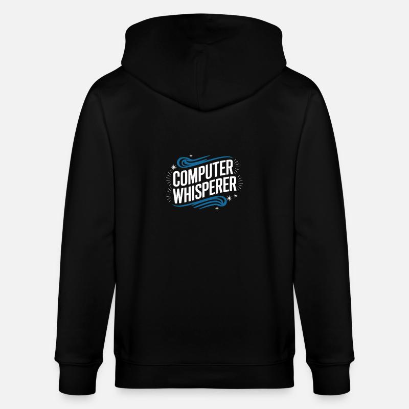 Technischer Support Computerfreak Nerd - Stanley/Stella Unisex Bio-Kapuzenjacke CULTIVATOR - Schwarz