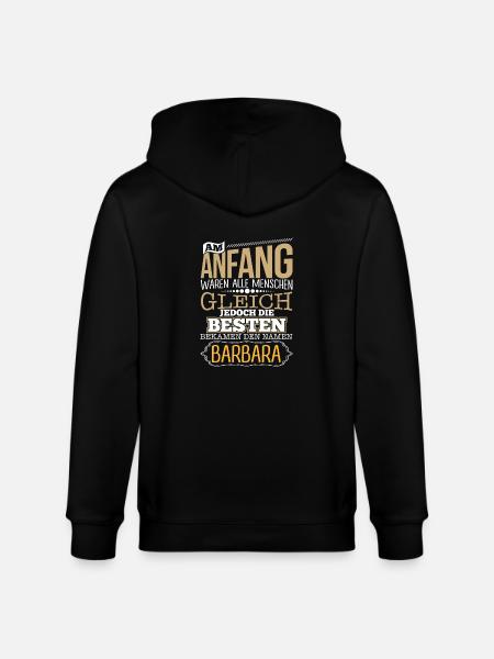 BARBARA - die Besten - Stanley/Stella Unisex Bio-Kapuzenjacke CULTIVATOR  - Schwarz