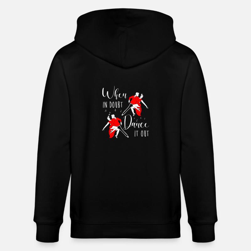 Salsa Dancer Dancer - Stanley/Stella CULTIVATOR  Unisex Organic Hooded Jacket - black