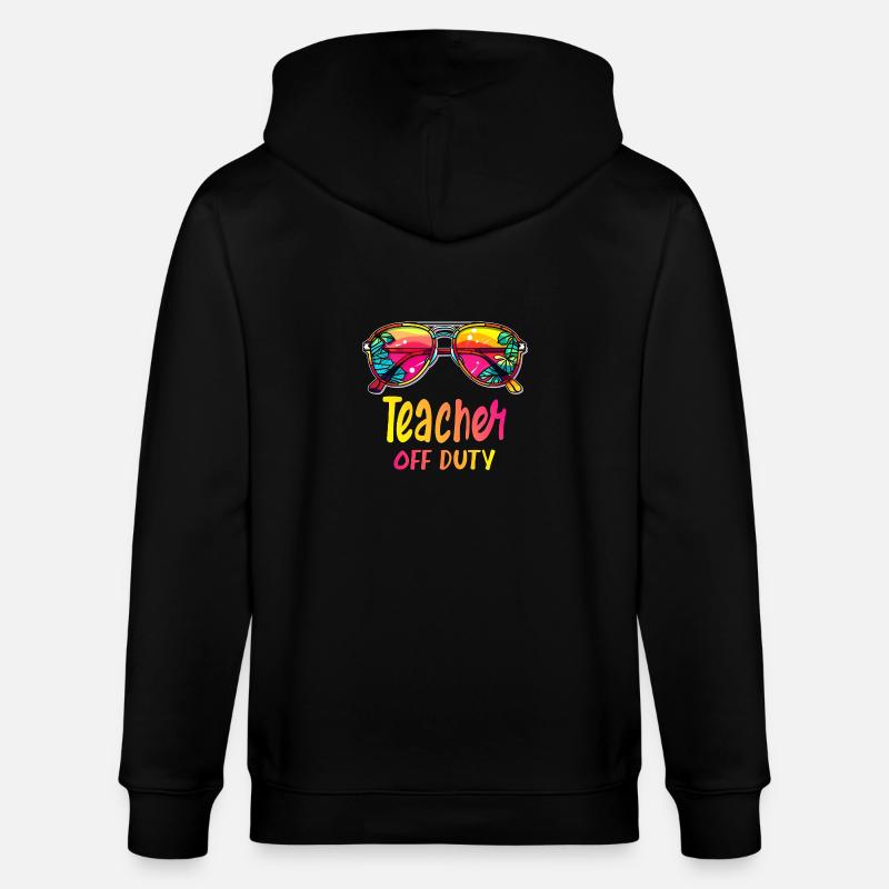 Enseignant de devoir - Veste à capuche bio CULTIVATOR Stanley/Stella Unisexe - noir