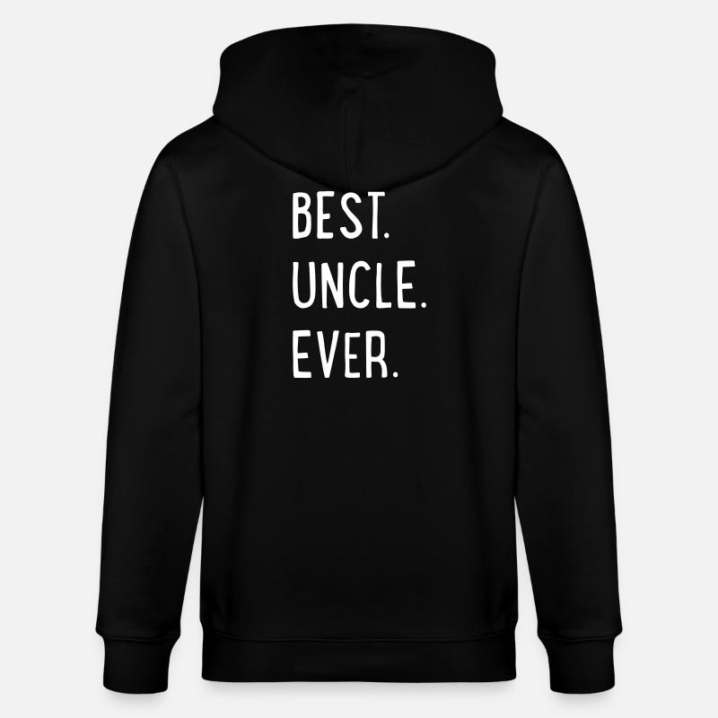best uncle ever - Stanley/Stella Unisex Bio-Kapuzenjacke CULTIVATOR - Schwarz
