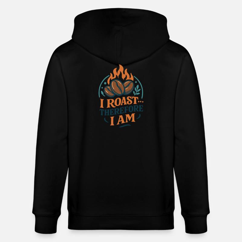 Ich röste, also bin ich - Stanley/Stella Unisex Bio-Kapuzenjacke CULTIVATOR - Schwarz