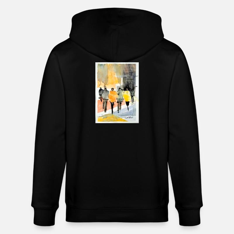 Mode populaire - Veste à capuche bio CULTIVATOR Stanley/Stella Unisexe - noir