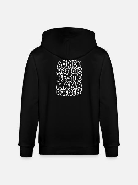 Adrien - Stanley/Stella Unisex Bio-Kapuzenjacke CULTIVATOR - Schwarz