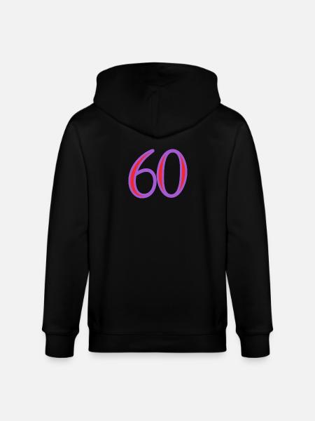 60. 60 ANS - Veste à capuche bio CULTIVATOR Stanley/Stella Unisexe - noir