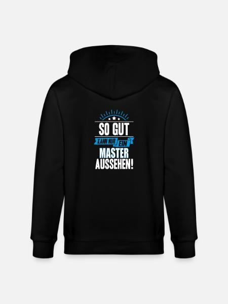 MASTER - Stanley/Stella Unisex Bio-Kapuzenjacke CULTIVATOR  - Schwarz