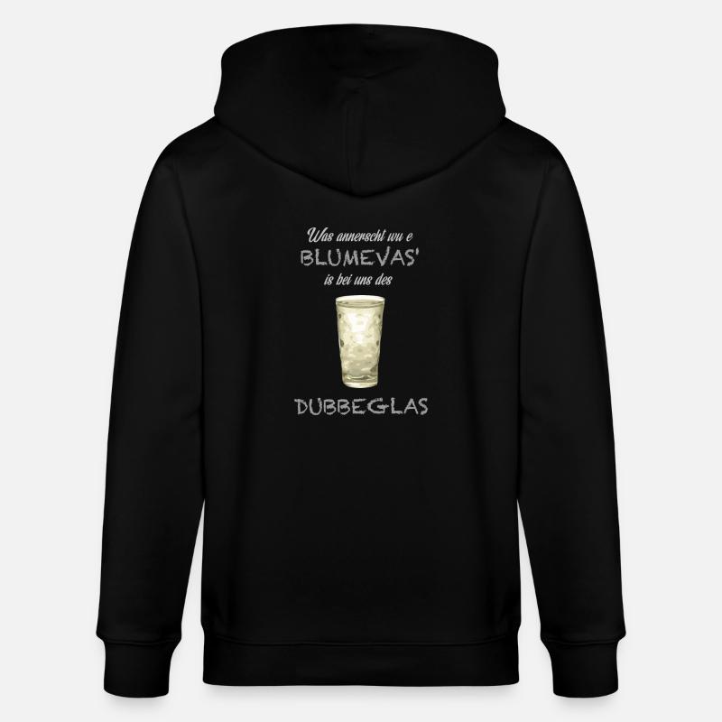 Dubbeglas Blumevas' - Veste à capuche bio CULTIVATOR Stanley/Stella Unisexe - noir