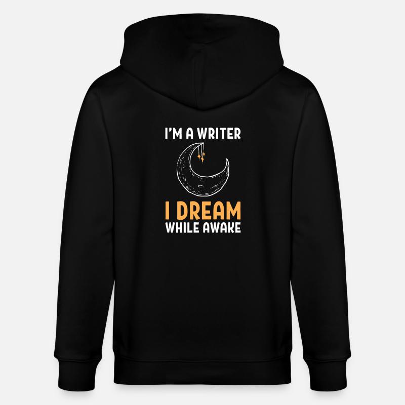 Autor - Stanley/Stella Unisex Bio-Kapuzenjacke CULTIVATOR  - Schwarz