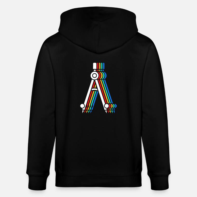 Architecte Architecture - Veste à capuche bio CULTIVATOR Stanley/Stella Unisexe - noir