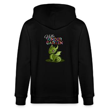 Bonjour la maternelle - Veste à capuche bio CULTIVATOR Stanley/Stella Unisexe - noir - Dos - Anna (173cm)