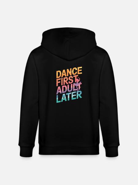 Dancing Dancers Dancing - Stanley/Stella CULTIVATOR Unisex Organic Hooded Jacket - black