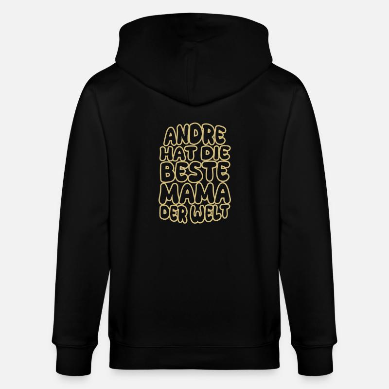 André comme un dicton - Veste à capuche bio CULTIVATOR Stanley/Stella Unisexe - noir