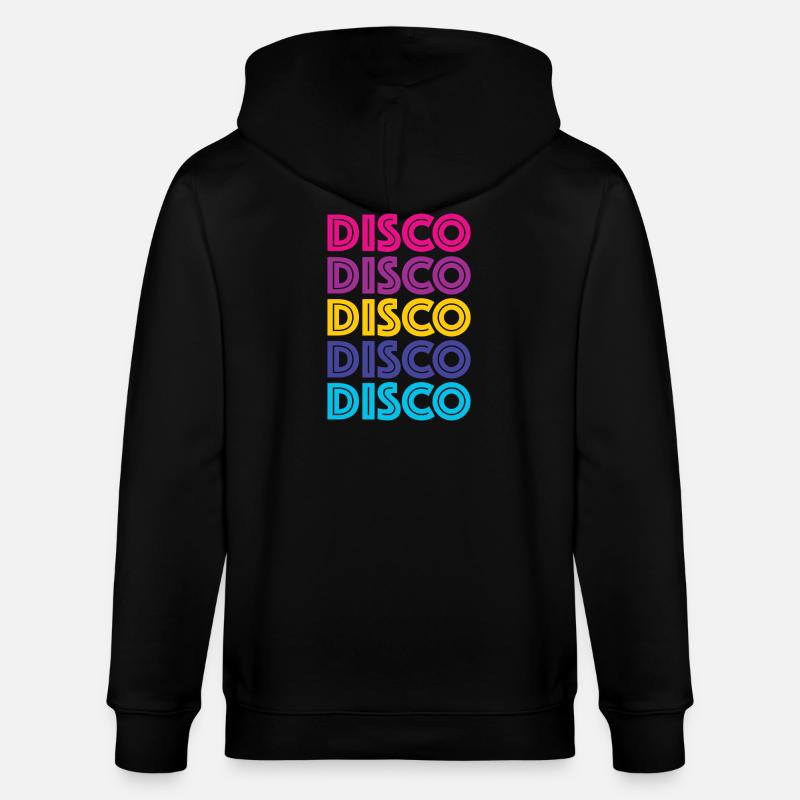 Disco Disco Disco - Veste à capuche bio CULTIVATOR Stanley/Stella Unisexe - noir