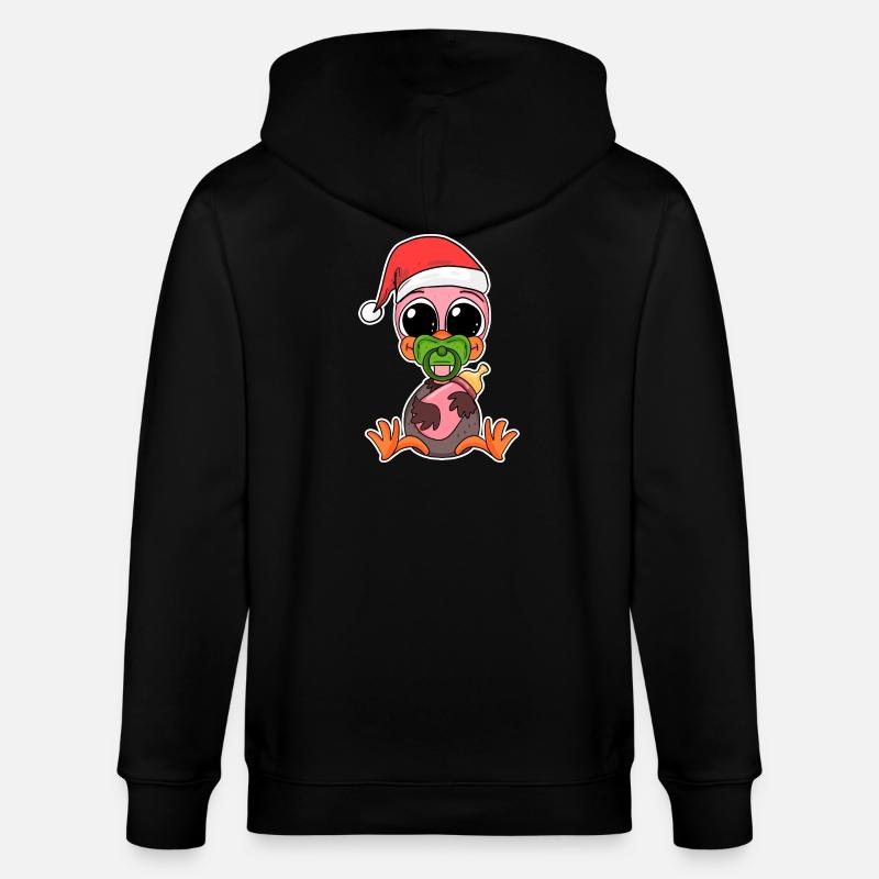 Bouquet Bébé Noël - Veste à capuche bio CULTIVATOR Stanley/Stella Unisexe - noir